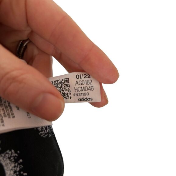 Adidas Black Print Full Zip Jacket Boys 24 Months - Picture 4 of 4